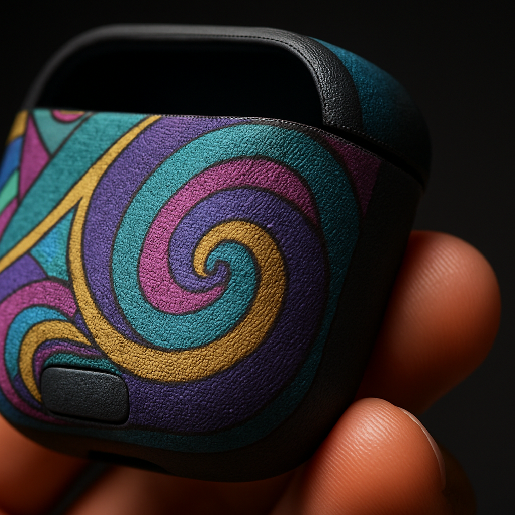 Case with Silicone Cover, Strap and Ear Hooks