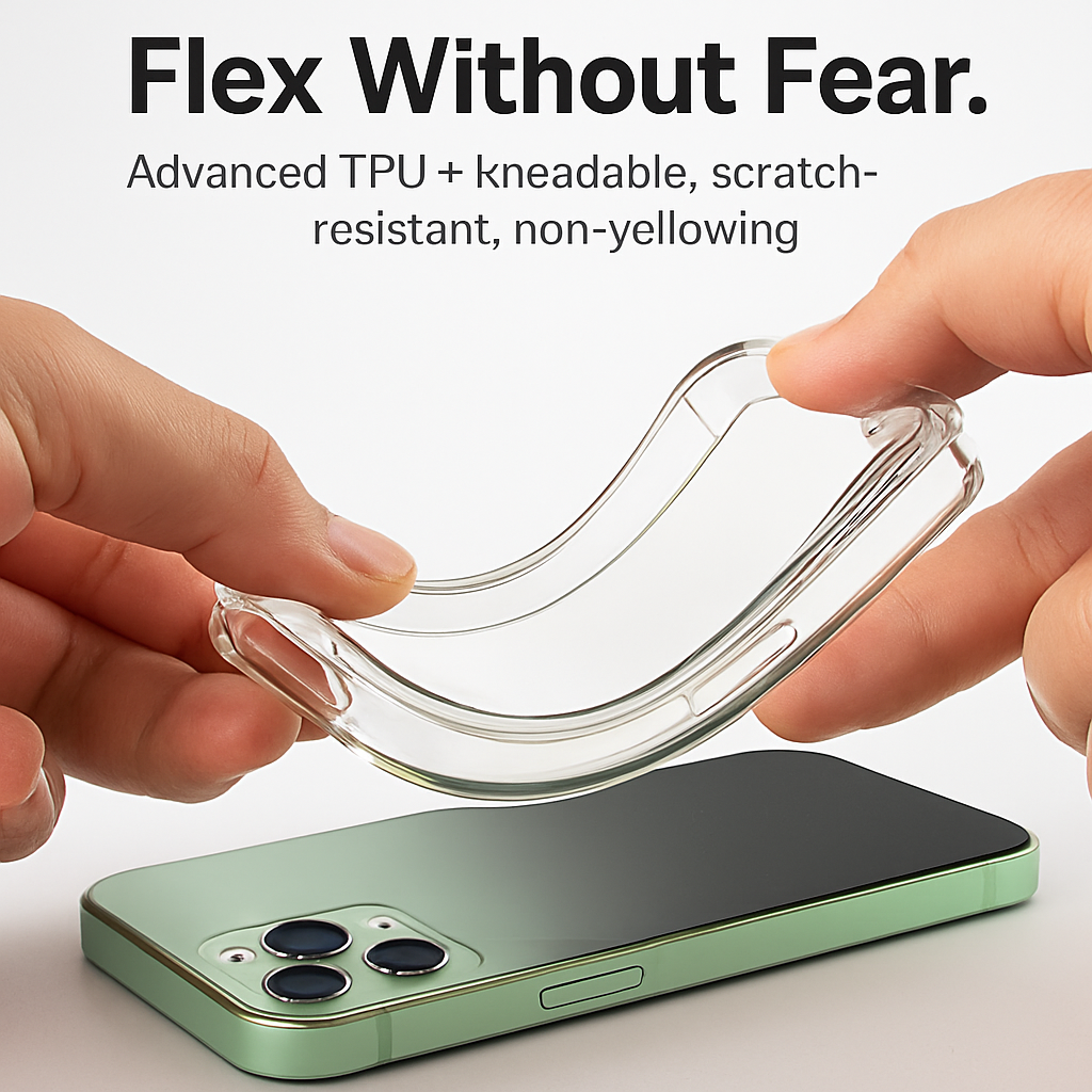 Shockproof Clear Phone Case for iPhone - Protective & Clear