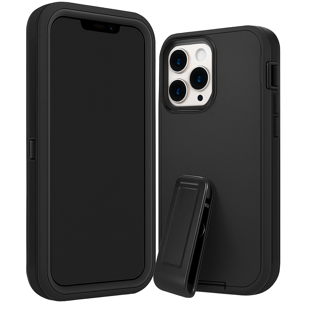 Shockproof Phone Case: All-Round Protection with Belt Clip
