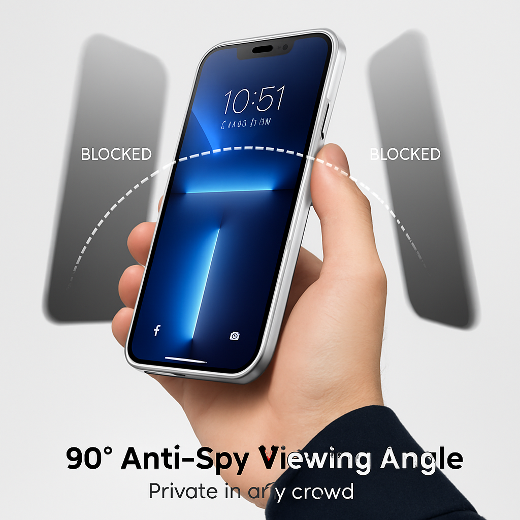 Privacy Magnetic Phone Case 360° Anti-Spy Full Protection