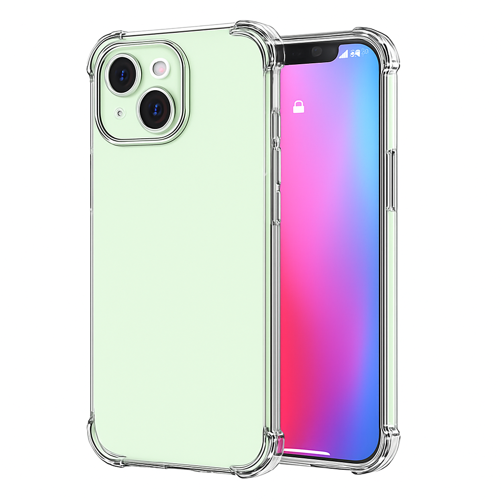 Shockproof Clear Phone Case for iPhone - Protective & Clear