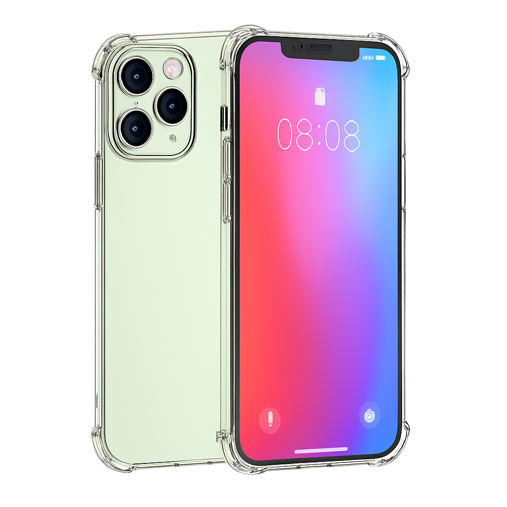 Shockproof Clear Phone Case for iPhone - Protective & Clear