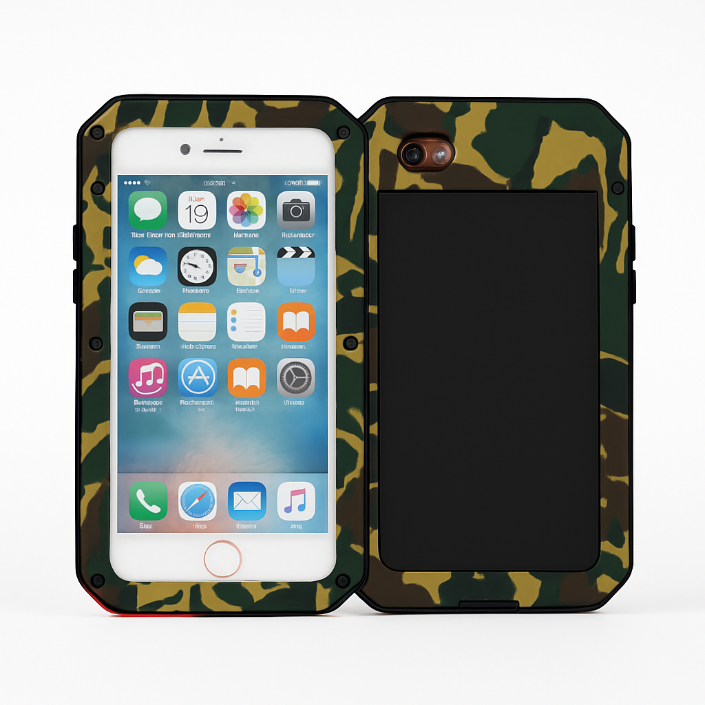 Rugged Shock-Resistant Hybrid Full Cover Case For iPhone 6 Plus
