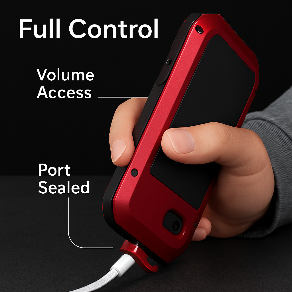 Rugged Shock-Resistant Hybrid Full Cover Case For iPhone 6 Plus