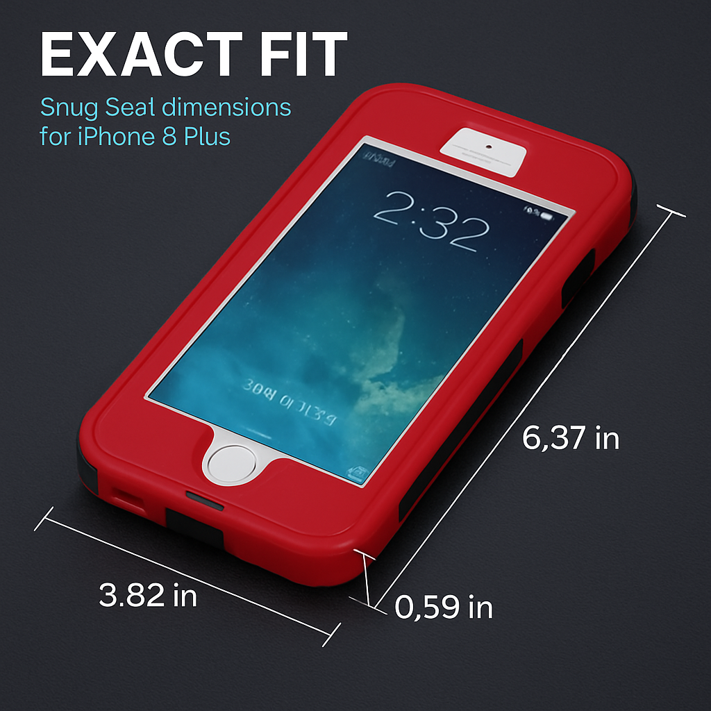 Rugged Water-proof Hybrid Full Cover Case For iPhone 6 Plus