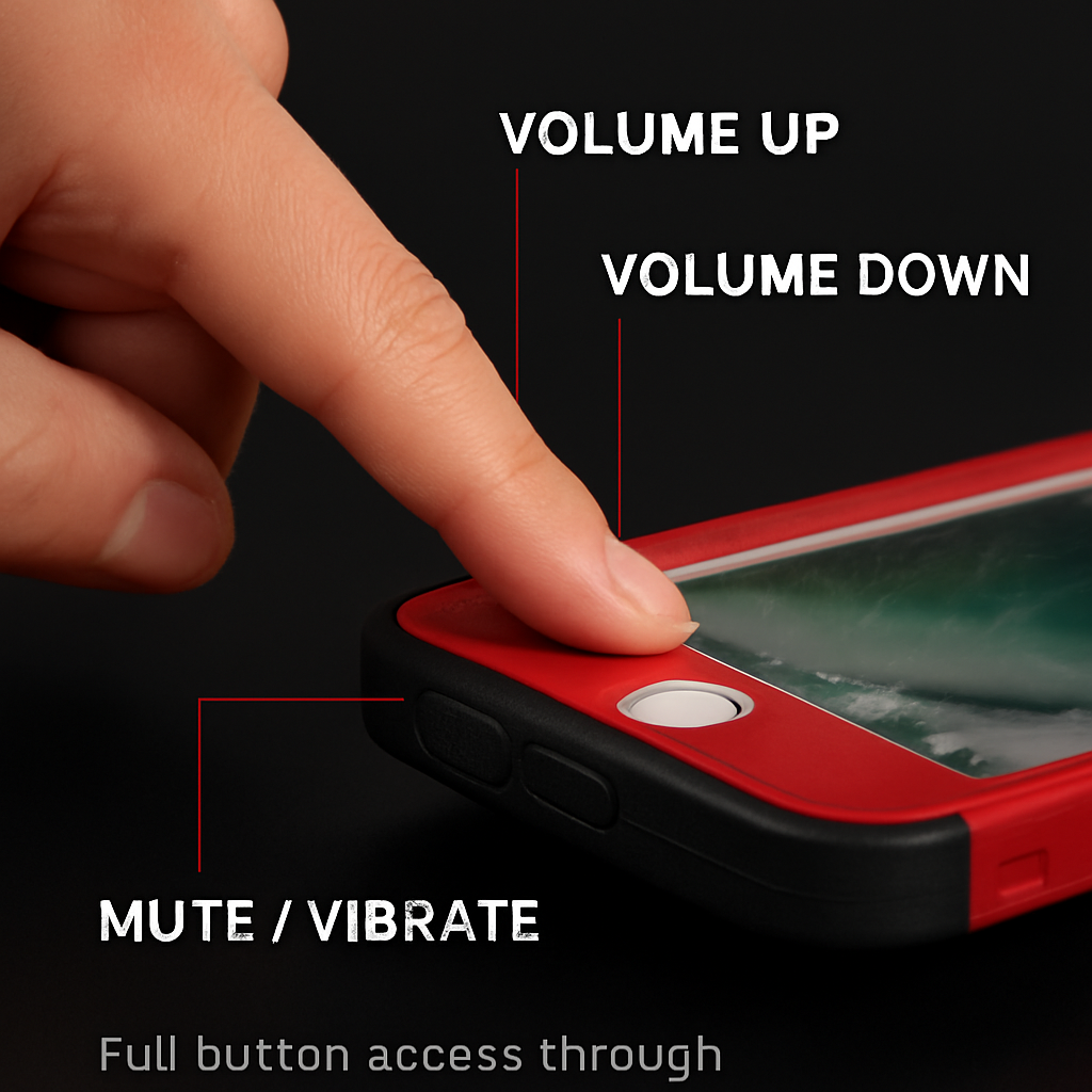 Rugged Water-proof Hybrid Full Cover Case For iPhone 6 Plus