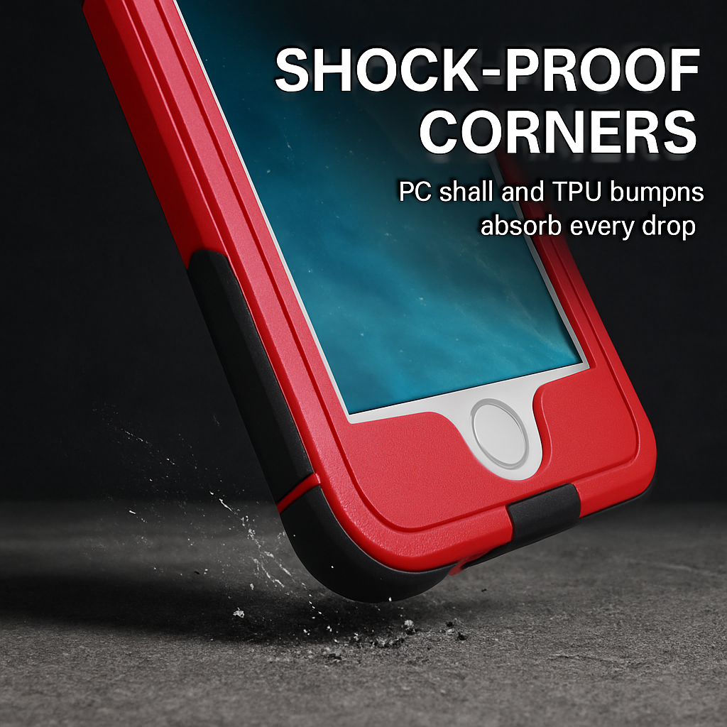 Rugged Water-proof Hybrid Full Cover Case For iPhone 6 Plus