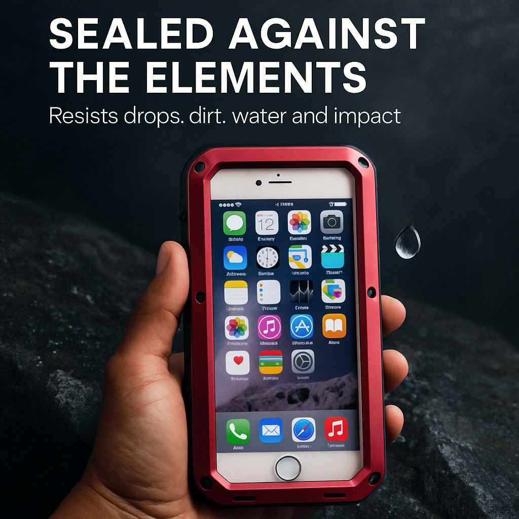 Rugged Shock-Resistant Hybrid Full Cover Case For iPhone 6s Plus