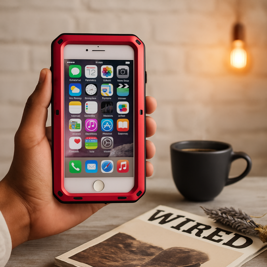 Rugged Shock-Resistant Hybrid Full Cover Case For iPhone 6s Plus
