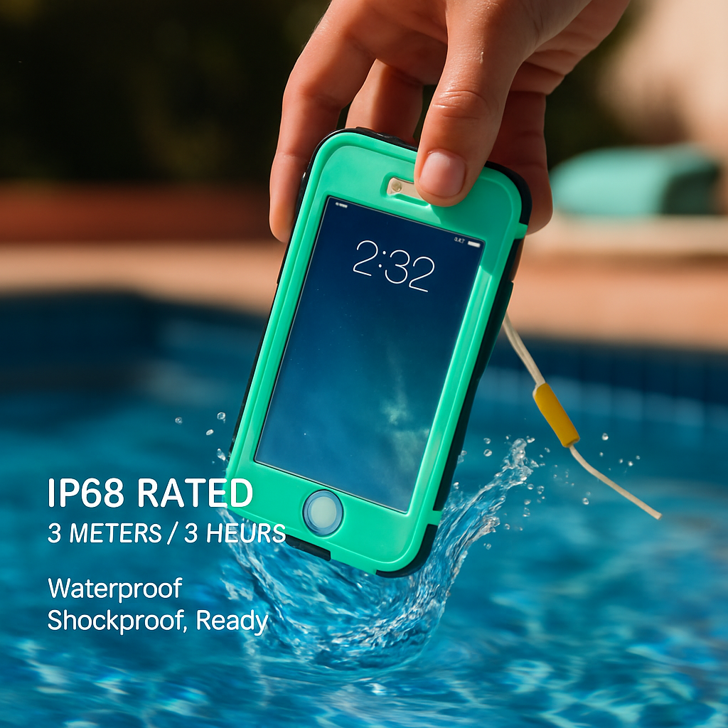 Rugged Water-proof Hybrid Full Cover Case For iPhone 6s Plus