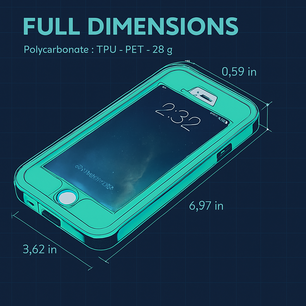 Rugged Water-proof Hybrid Full Cover Case For iPhone 6s Plus