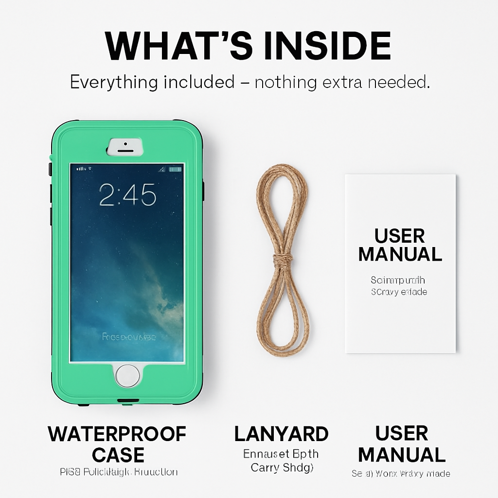 Rugged Water-proof Hybrid Full Cover Case For iPhone 6s Plus