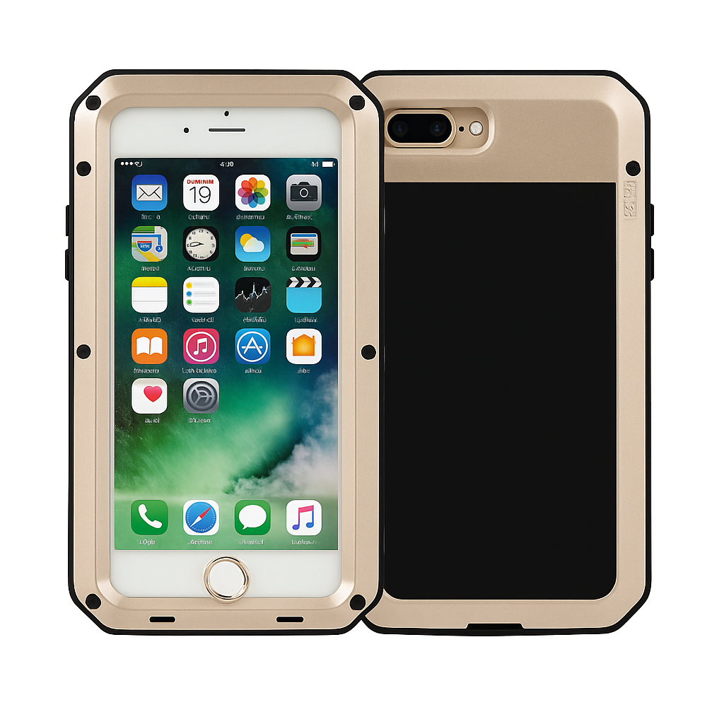 Rugged Shock-Resistant Hybrid Full Cover Case For iPhone 7 Plus