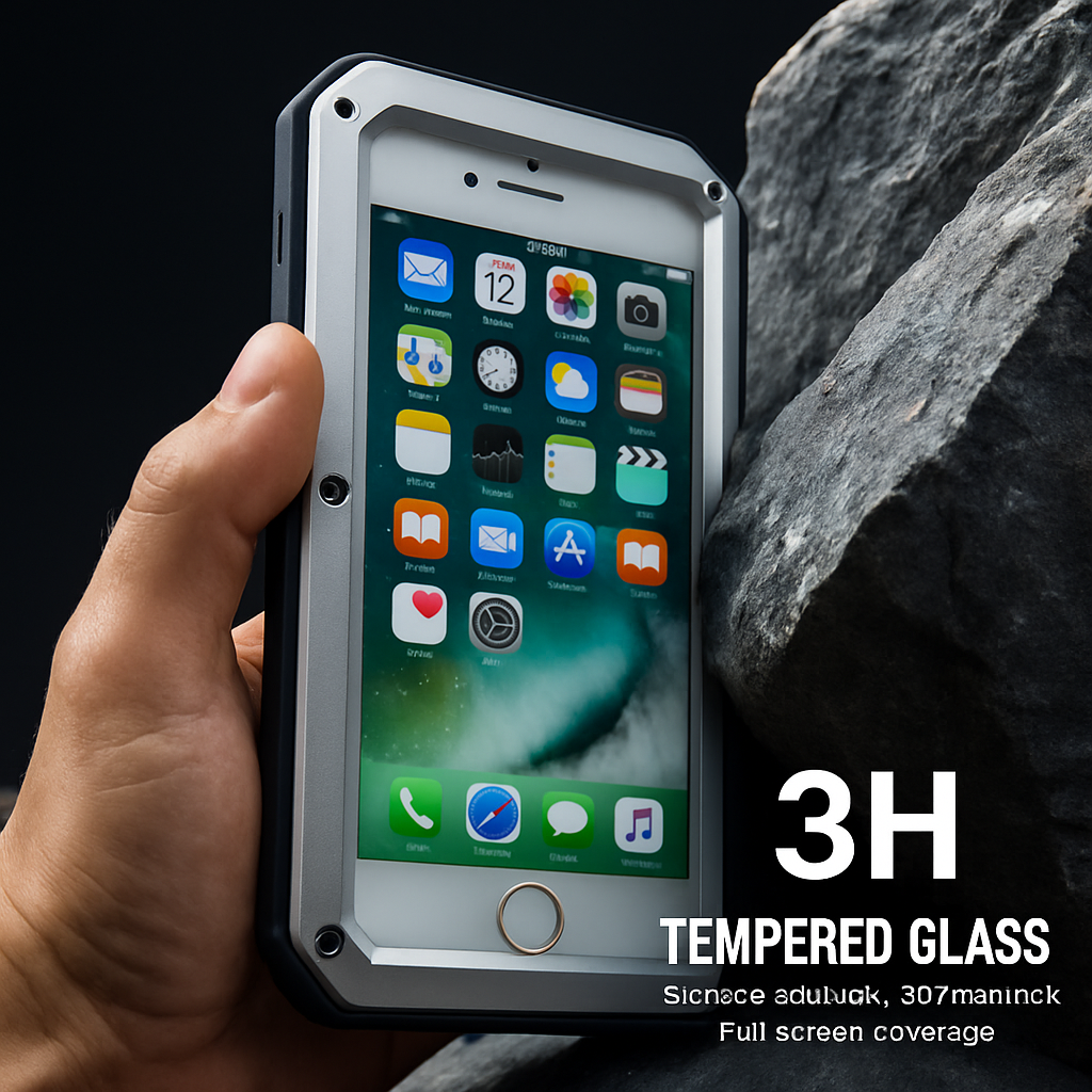 Rugged Shock-Resistant Hybrid Full Cover Case For iPhone 7 Plus