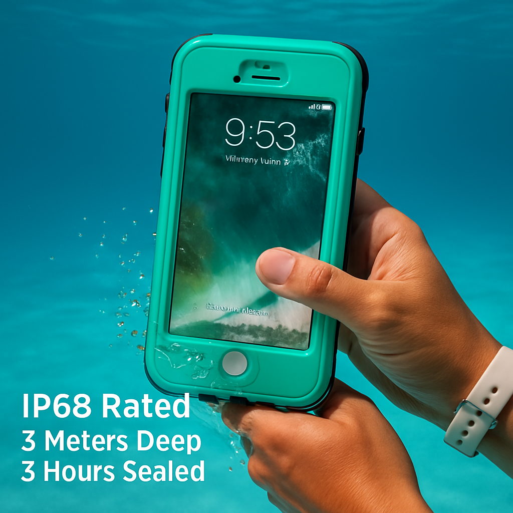 Rugged Water-proof Hybrid Full Cover Case For iPhone 7 Plus