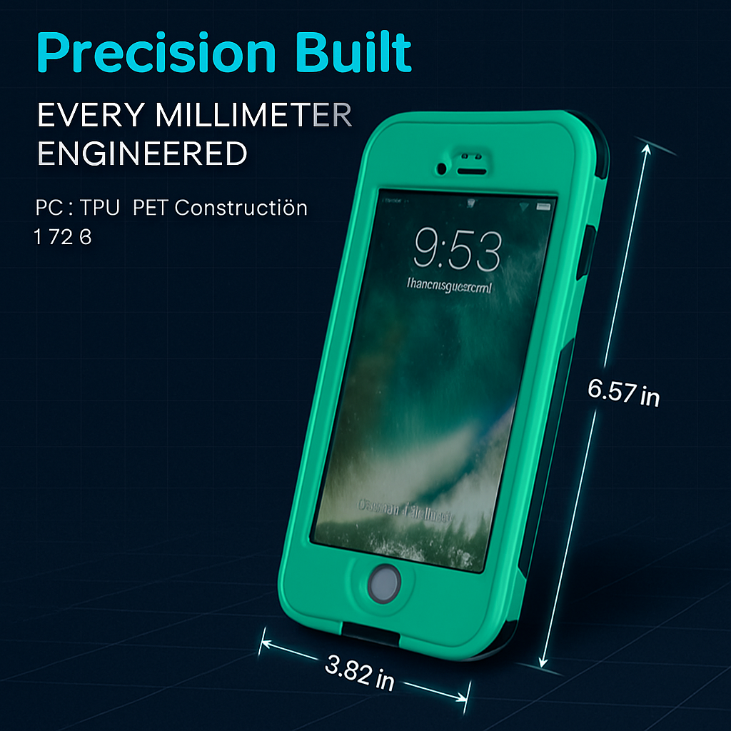 Rugged Water-proof Hybrid Full Cover Case For iPhone 7 Plus