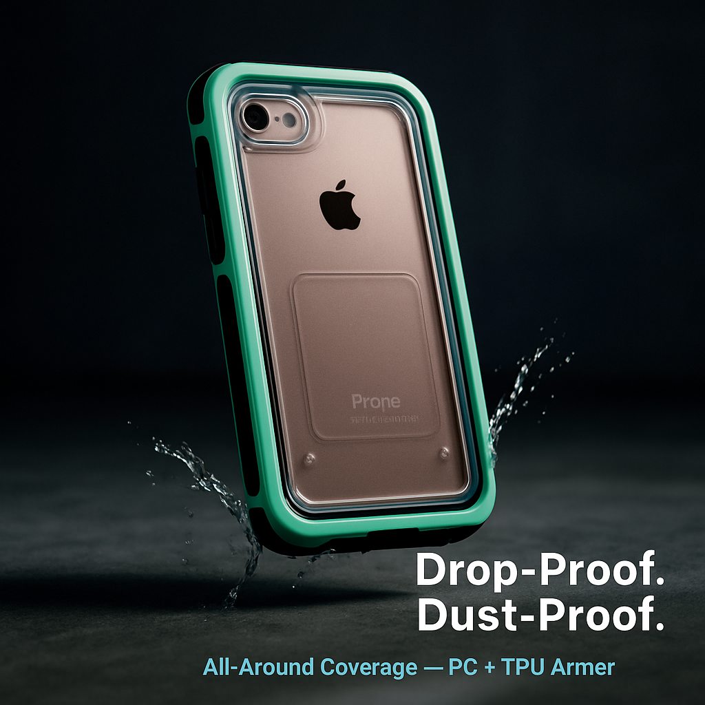 Rugged Water-proof Hybrid Full Cover Case For iPhone 7 Plus