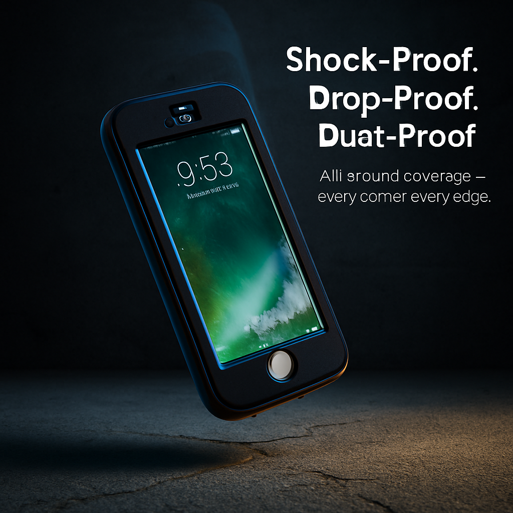 Rugged Water-proof Hybrid Full Cover Case For iPhone 7 Plus