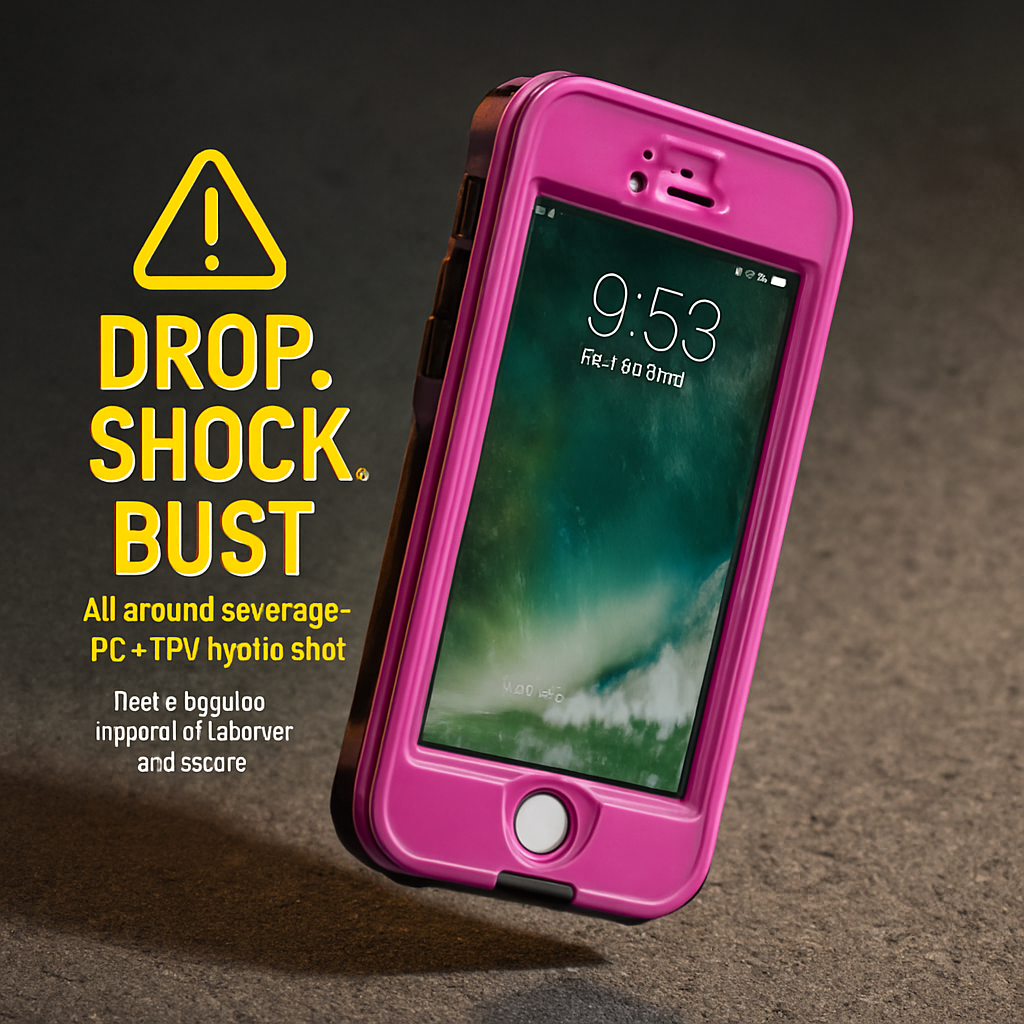Rugged Water-proof Hybrid Full Cover Case For iPhone 7 Plus