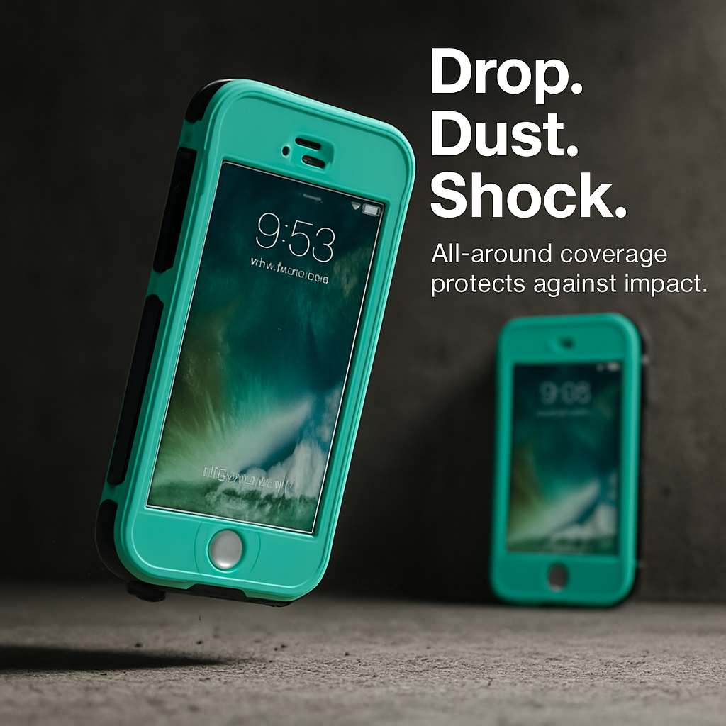 Rugged Water-proof Hybrid Full Cover Case For iPhone 7