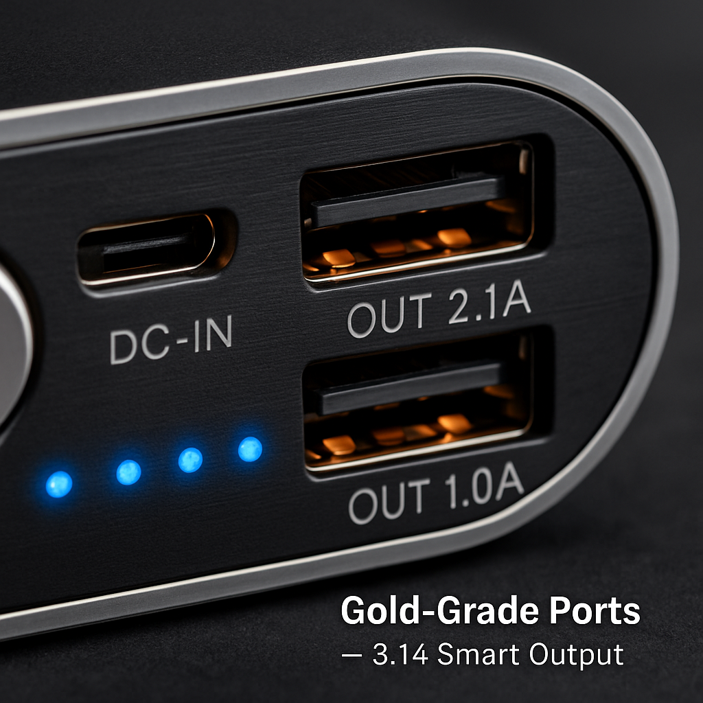 12000mAh Portable Charger with Dual USB Ports 3.1A Output Power Bank Ultra-Compact External Battery Pack Fast Charging for IOS Phone Samsung Xiaomi ZT