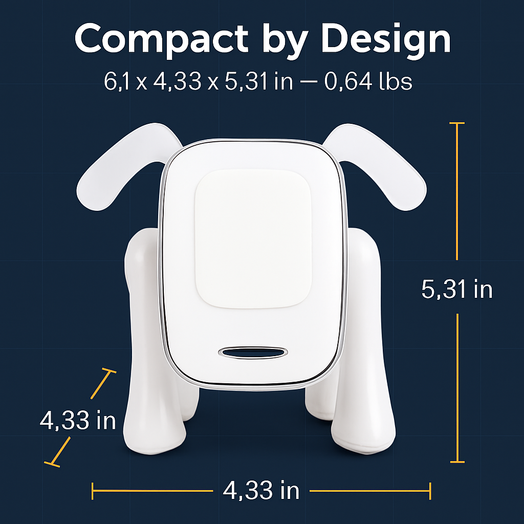Puppy Dog Wireless Speaker Portable Mini Music Player Stereo Cute Animal Speaker W/ Built-In Mic FM Radio Stereo Bass MMC Card Slot USB Port For Cellp