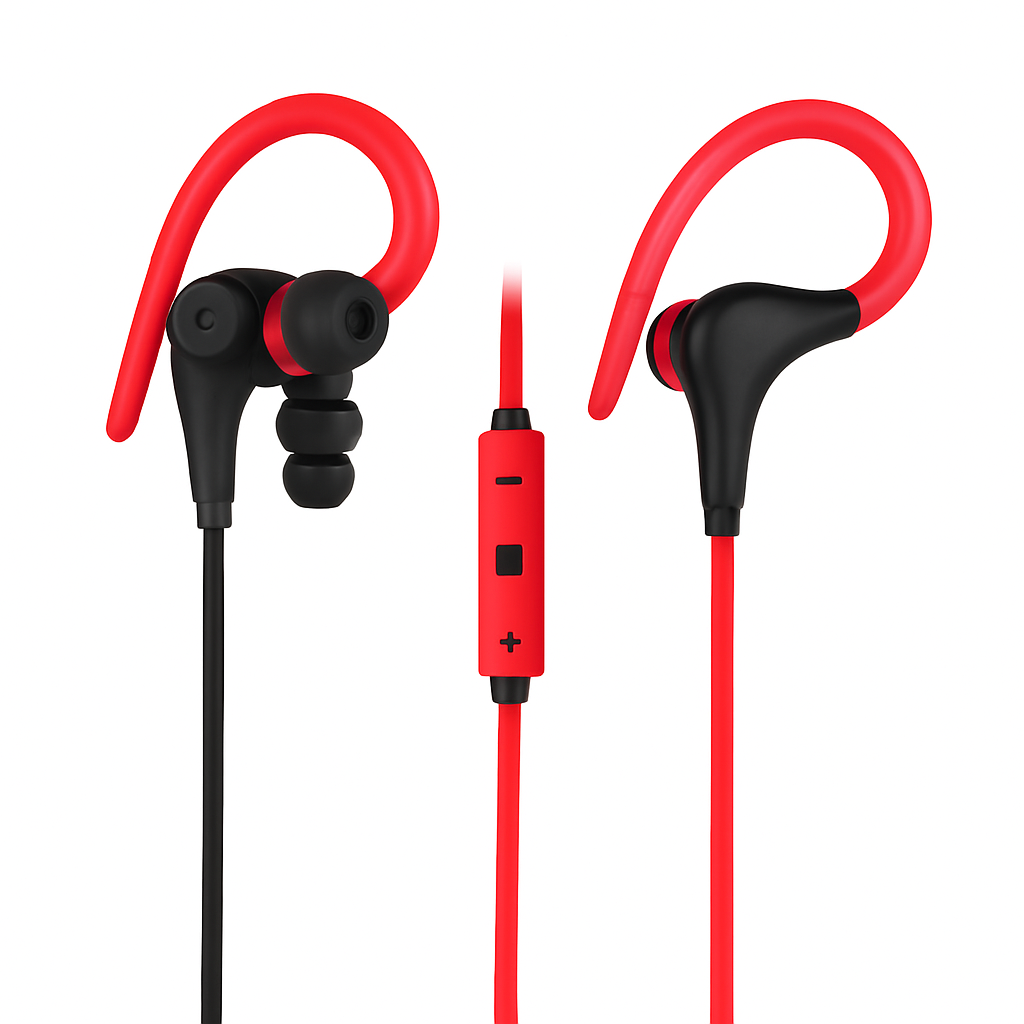 Wireless Headsets V4.1 Sport In-Ear Stereo Headphones Sweat-proof Noise Canceling Earphones Back-Headphone w/Mic Hands-free for Running Hiking Travel