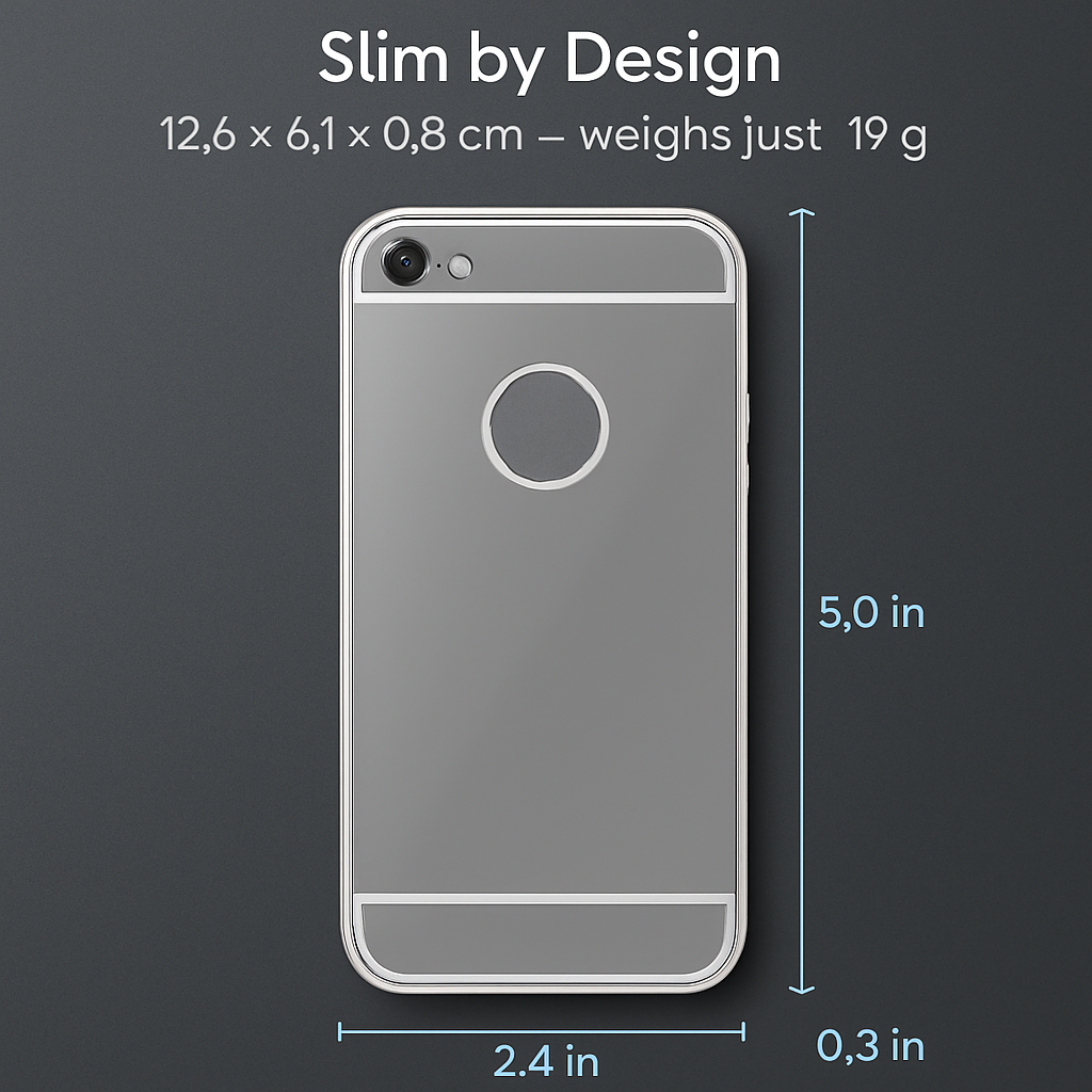 Slim Shock-resistant Mirror Case For iPhone 5/5s