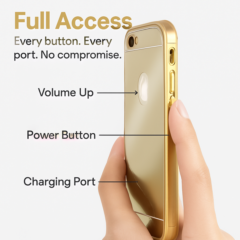 Slim Shock-resistant Mirror Case For iPhone 6 /6s