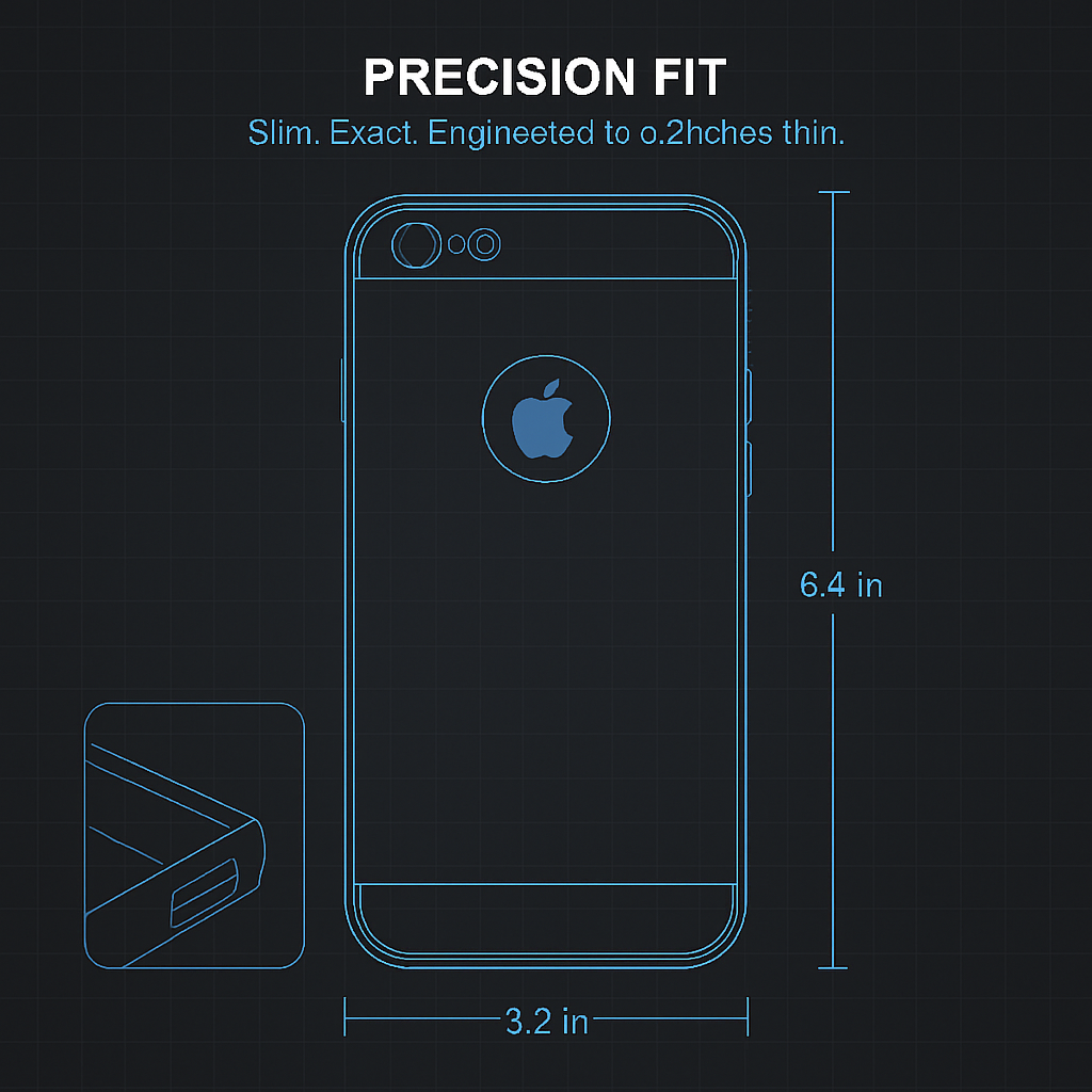 Slim Shock-resistant Mirror Case For iPhone 6 Plus/6s Plus