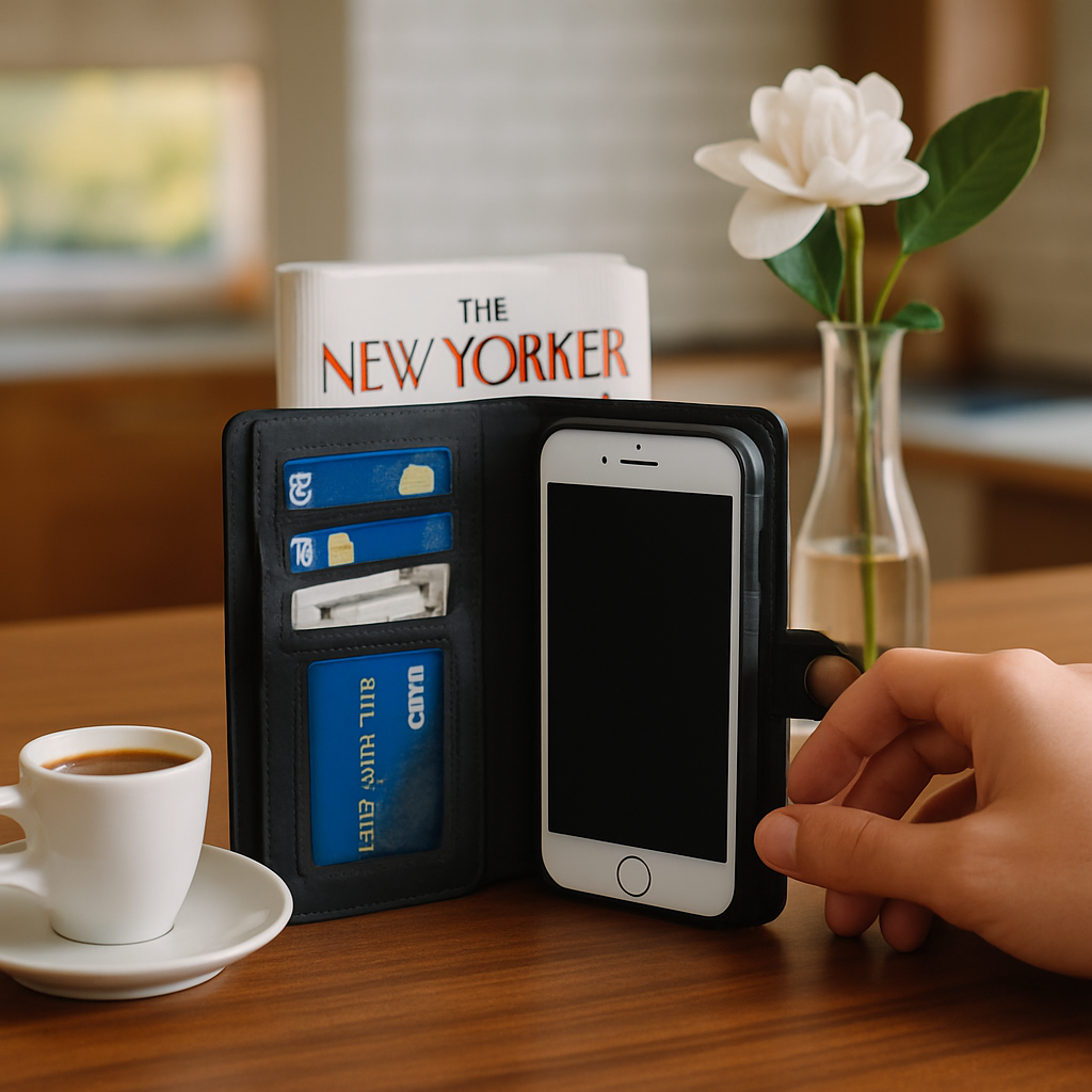 Wallet Case with Detachable Phone and Card Wallet