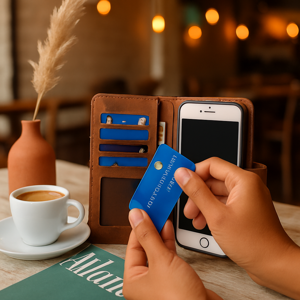 Wallet Case with Detachable Phone and Card Wallet
