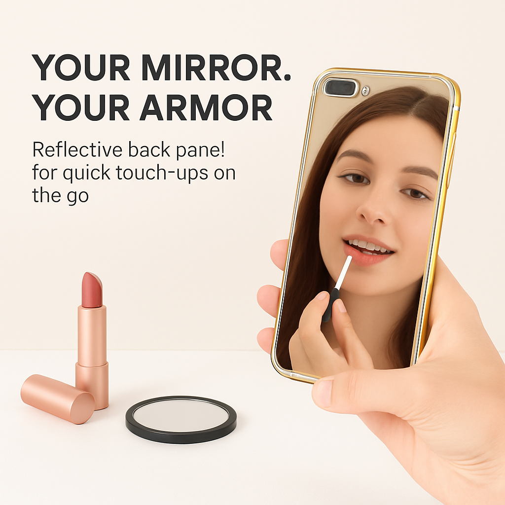 Slim Shock-resistant Mirror Case For iPhone 7