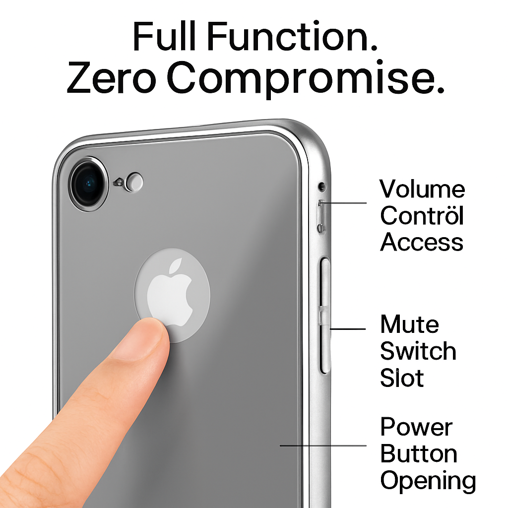 Slim Shock-resistant Mirror Case For iPhone 7 Plus