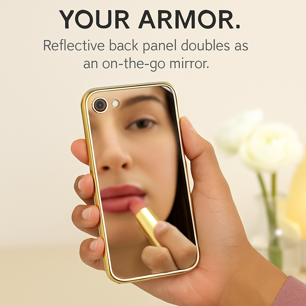 Slim Shock-resistant Mirror Case For iPhone 7 Plus