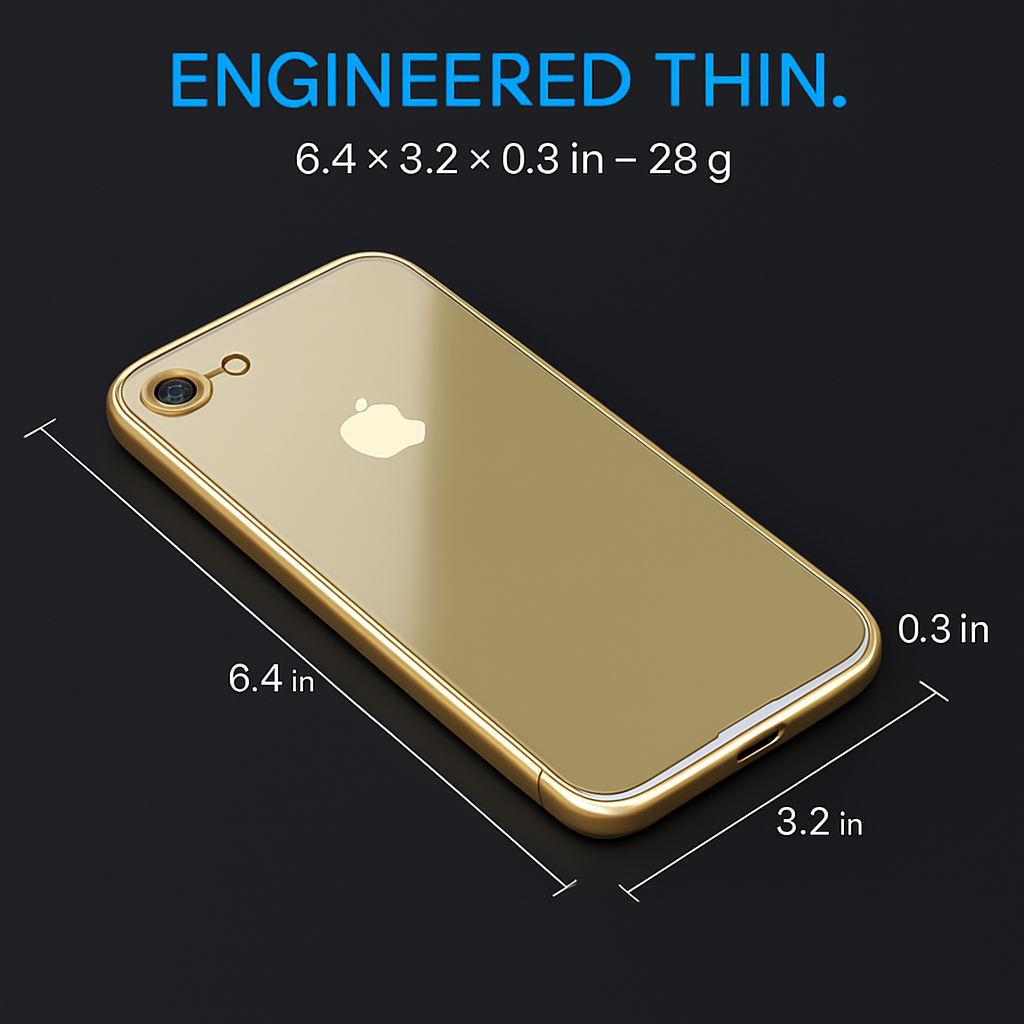 Slim Shock-resistant Mirror Case For iPhone 7 Plus