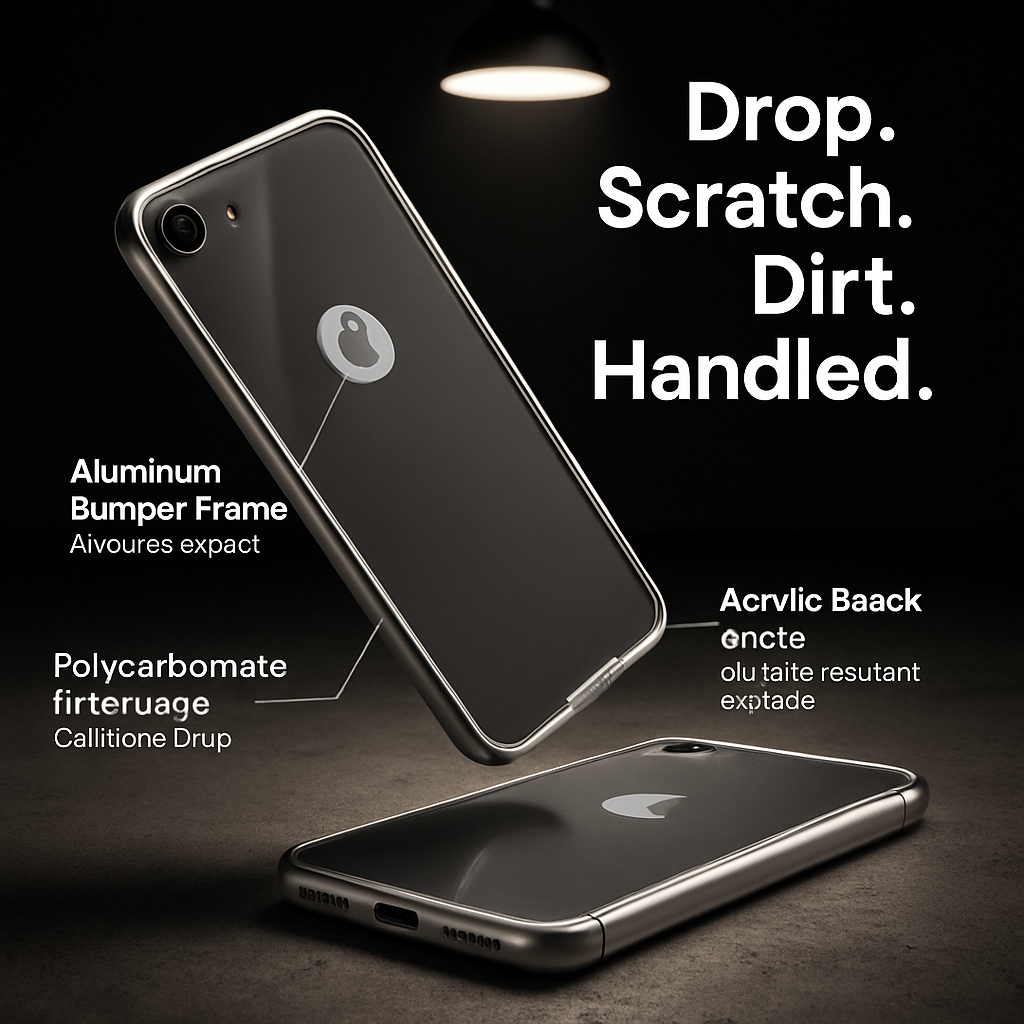 Slim Shock-resistant Mirror Case For iPhone 7 Plus