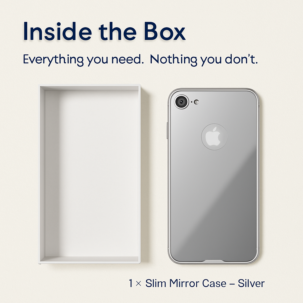 Slim Shock-resistant Mirror Case For iPhone 7 Plus