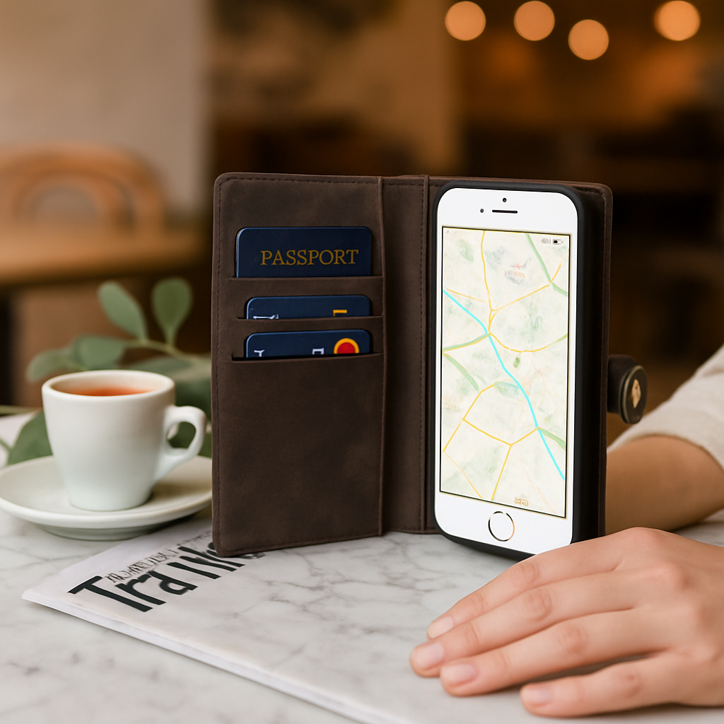 Wallet Case with Card Slot - Slim Detachable Wallet System