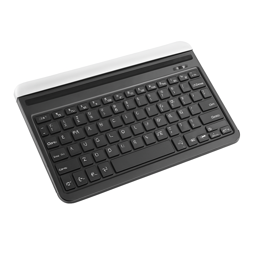 Ultra-portable Wireless Keyboard with Built-in Stand for KOCASO MX1080 and iNova EX1080 in Silver