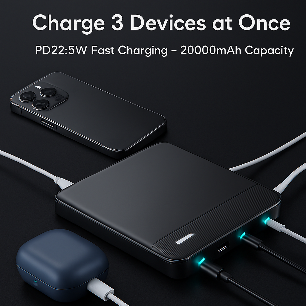 30000mAh Fast Charging Power Bank for Travel