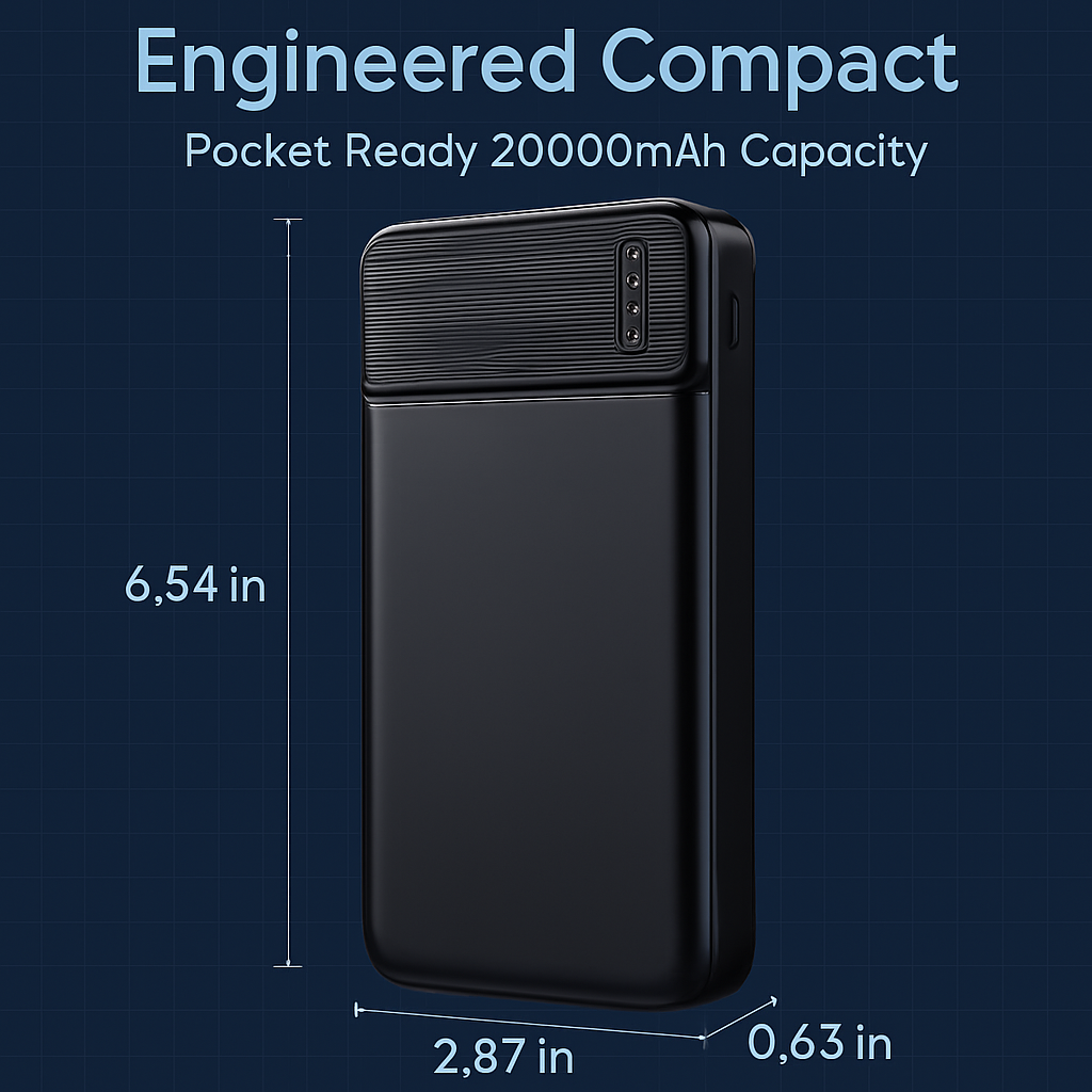 30000mAh Fast Charging Power Bank for Travel