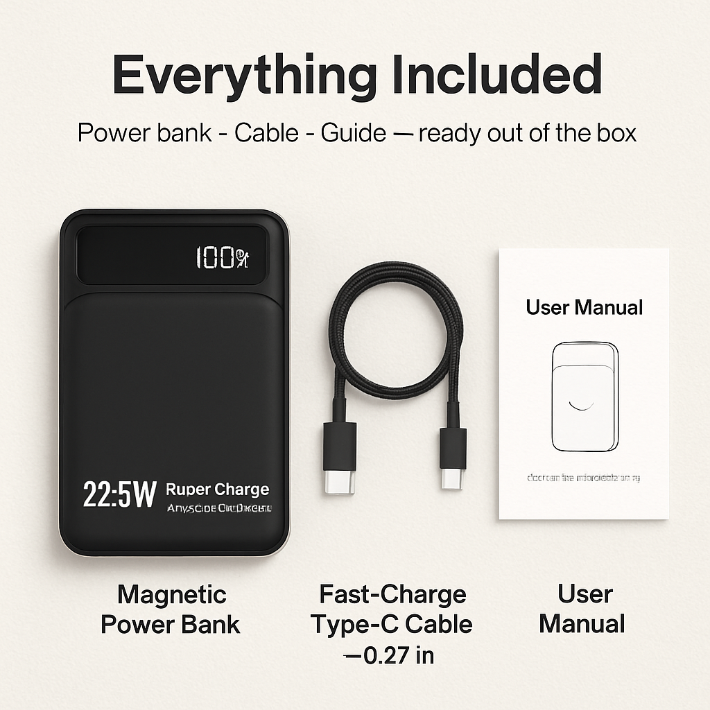 MagSafe 3-in-1 Portable Charger Power Bank Pro