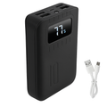 Portable Power Bank with Dual USB Ports and LCD