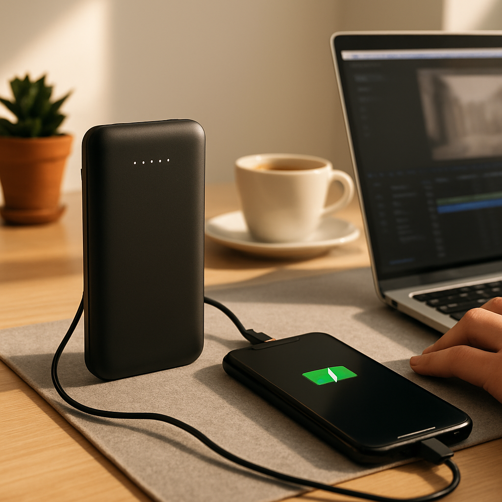 Power Bank Portable Charger with Type-C Cable for iPhone