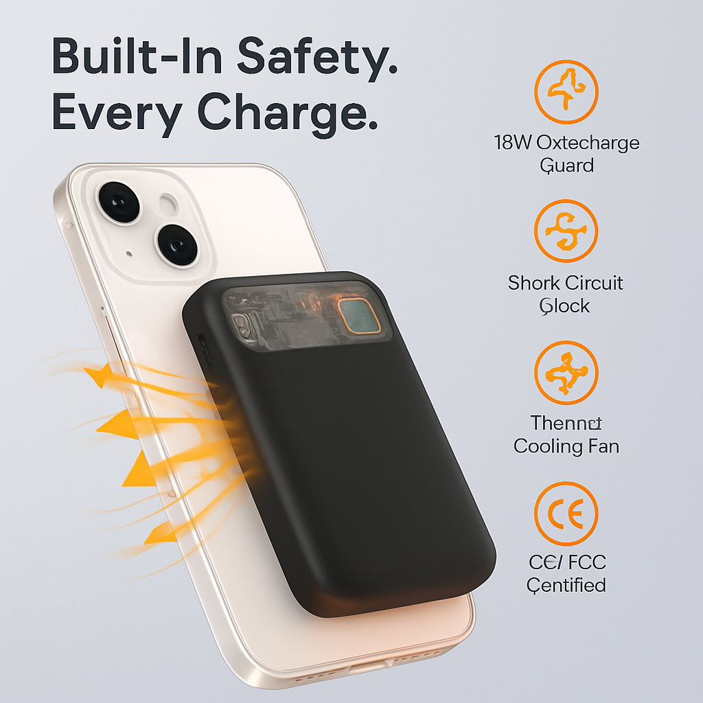 Wireless Power Bank with MagSafe - Compact