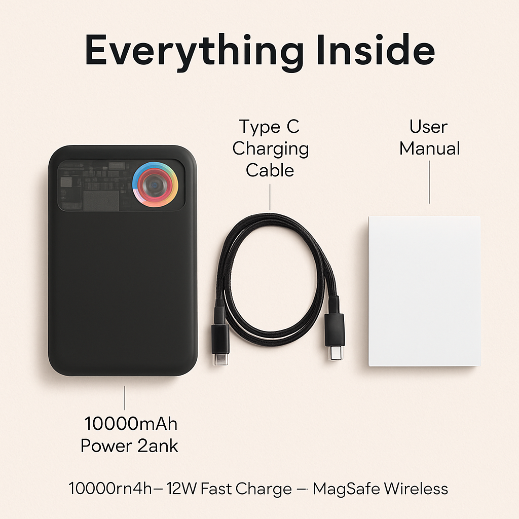 Wireless Power Bank with MagSafe - Compact