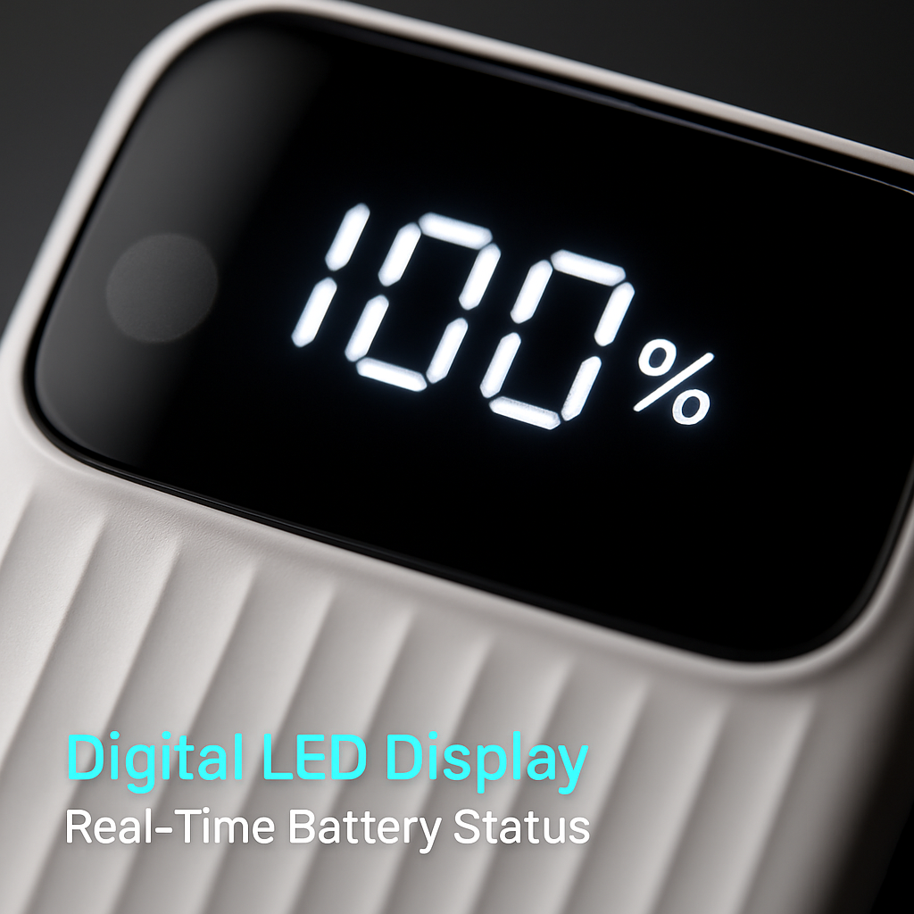 PD22.5W Fast Charger Power Bank with Cables
