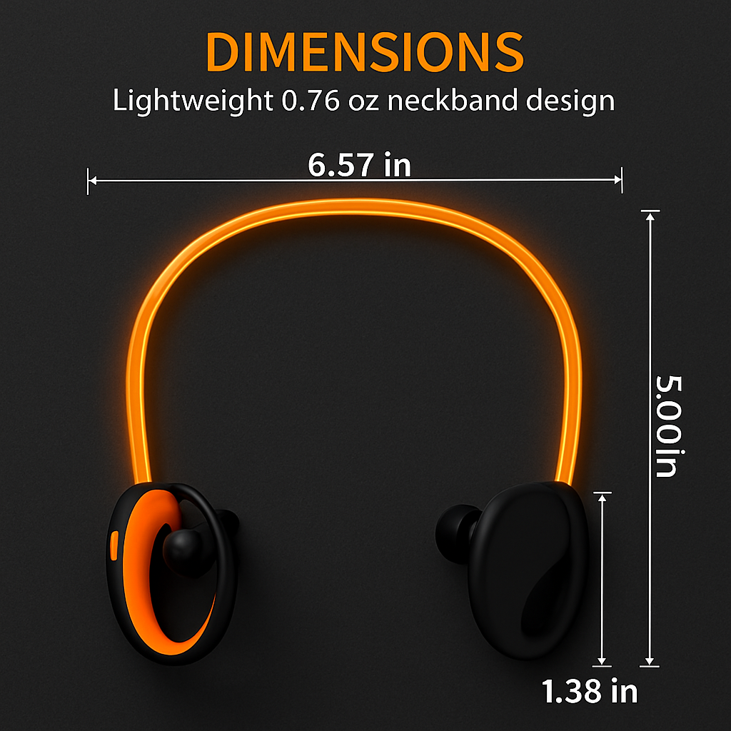Wireless Sports Headsets Neckband Earphones