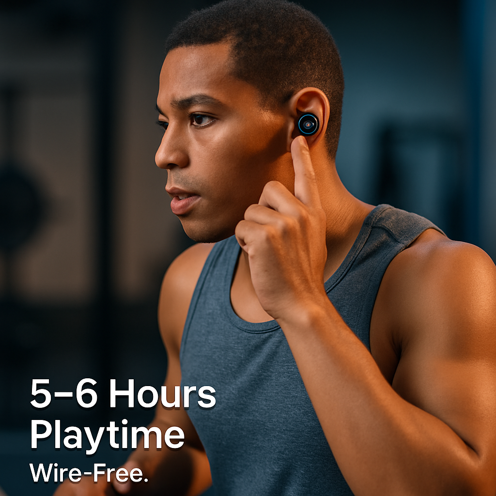 Wireless TWS Earbuds: Crisp Sound, Comfort Fit